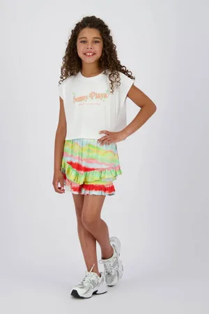 Vingino Skort rood Rok Meisjes Viscose Streep