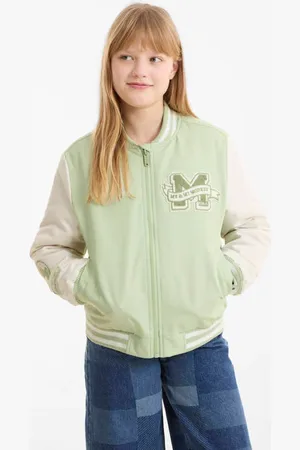 Me & My Monkey Bomberjack Jas Meisjes Polyester Ronde hals Printopdruk