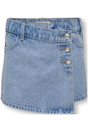 ONLY KIDS GIRL spijkerrok Blauw Effen