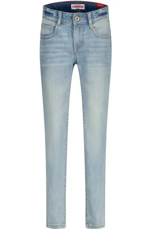 Vingino Skinny jeans light blue denim Blauw Effen