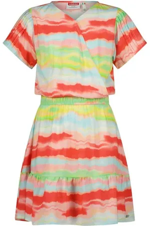 Vingino Midi jurk rood Meisjes Viscose V