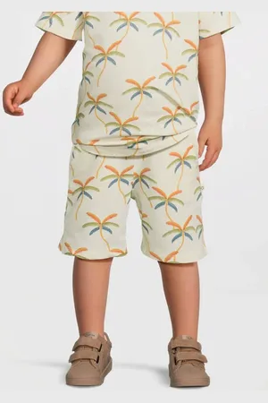 Your Wishes Regular sweatshort ecru Korte broek Jongens Katoen All over print