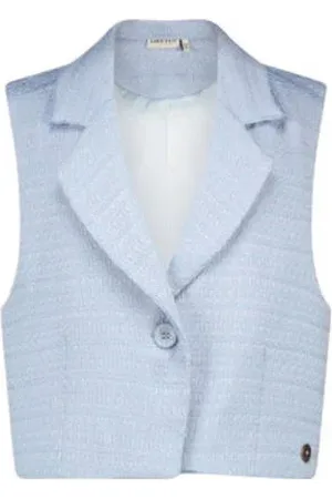 Like Flo Gilet Meisjes Polyester Reverskraag Effen