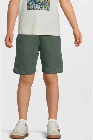 Cars Regular sweatshort groen Korte broek Grijs Jongens Katoen Effen