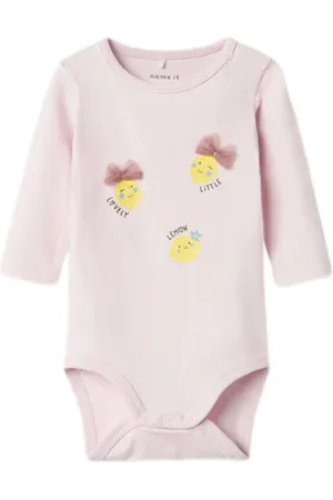 NAME IT BABY romper NBFFILMA lichtroze Meisjes Stretchkatoen Ronde hals