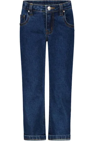 The New Chapter Dark blue denim Jeans Blauw Effen