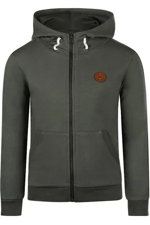 Koko Sweatvest groen Effen