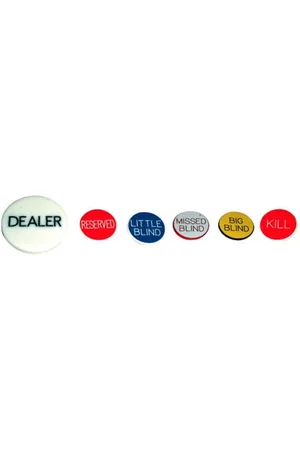 Buffalo Dealer fiches set Dealerfiches set Denkspel