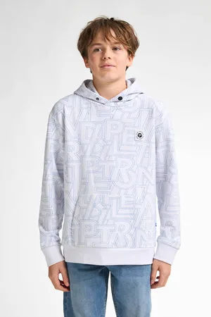 Petrol Industries Sweater wit Jongens Katoen Capuchon All over print