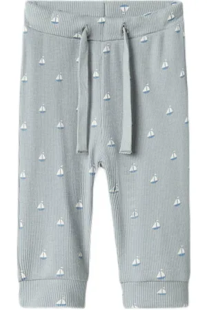 NAME IT BABY babybroek Jongens Stretchkatoen Effen