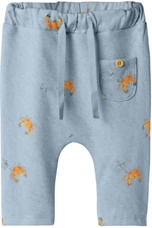 NAME IT BABY babybroek Jongens Katoen Effen