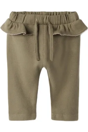 Lil Atelier BABY babybroek Meisjes Stretchkatoen Effen