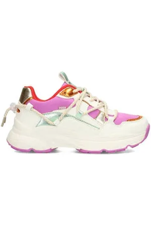 Posh By Poelman Madee chunky sneakers roze/wit Meisjes Imitatieleer Meerkleurig