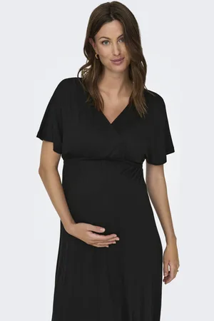 ONLY Zwangerschaps midi jurk Dames Viscose V