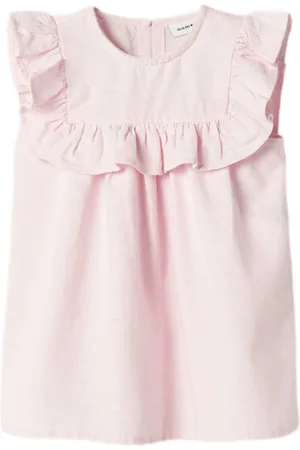 NAME IT BABY korte jurk Meisjes Viscose Ronde hals Effen
