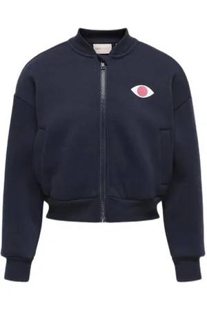 ONLY KIDS GIRL sweatvest donkerblauw Effen