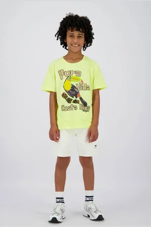 Vingino Regular cargo short wit Korte broek Jongens Katoen Effen