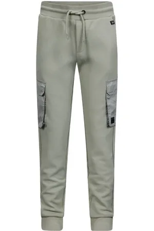 Retour Straight cargo broek groen Jongens Sweat Effen