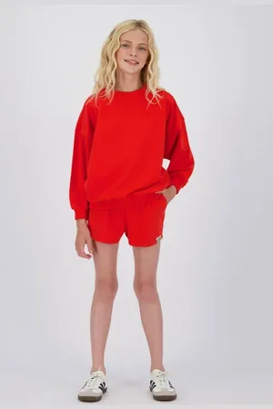 Vingino Relaxed paperbag short Korte broek Meisjes Stretchkatoen Effen