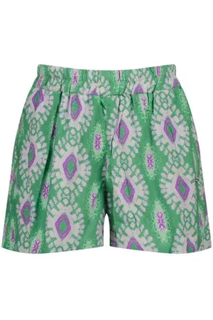 Raizzed Relaxed casual short groen Korte broek Meisjes Viscose All over print