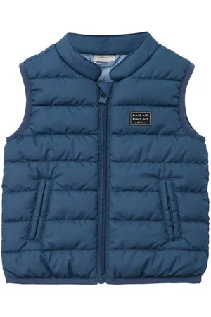QS by s.Oliver Bodywarmer Jongens Polyester Opstaande kraag Effen