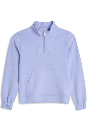 4PRESIDENT Sweater Paars Meisjes Modal Opstaande kraag Effen