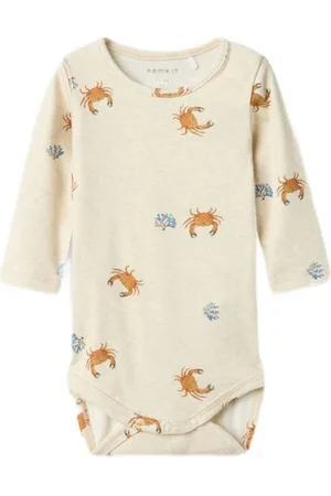 NAME IT BABY romper Jongens Katoen Ronde hals Gemêleerd