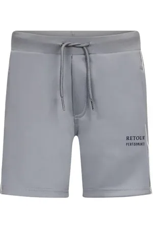 Retour Retour Performance regular sweatshort grijs Korte broek Effen