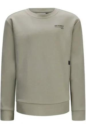 Retour Sweater groen Effen