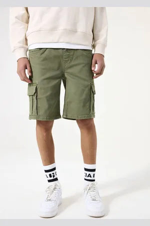 Garcia Regular cargo short groen Korte broek Jongens Stretchkatoen Effen