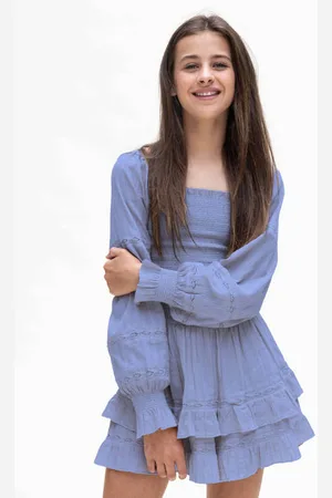 Looxs 10sixteen Playsuit Meisjes Katoen Vierkante hals Effen