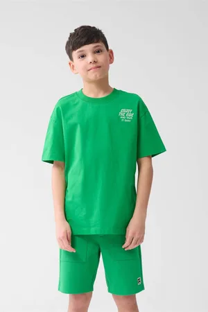 SHOEBY Sweatshort Korte broek Jongens Katoen Effen