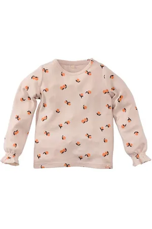 Z8 Mini longsleeve Mirabella Ecru Meisjes Katoen Ronde hals