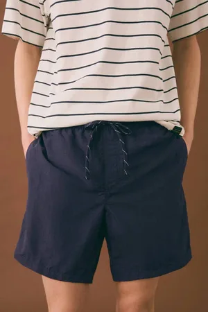 MANGO Zwemshort donkerblauw Jongens Polyamide Effen