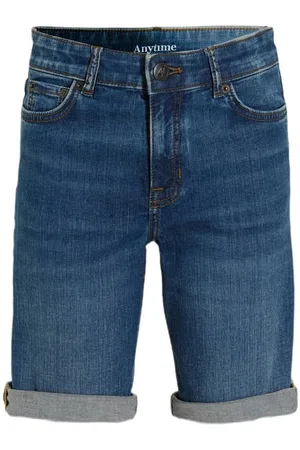 Anytime Denim short Jongens Katoen
