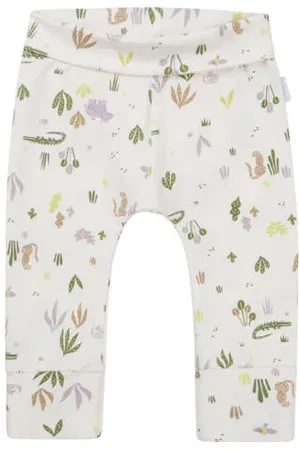 Noppies Baby regular babybroek ecru Jongens Katoen Streep