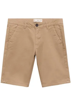 MANGO Chino short Korte broek Jongens Stretchkatoen Effen