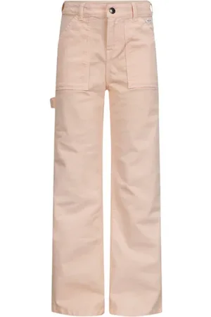 Retour Loose casual broek roze Meisjes Stretchkatoen Effen