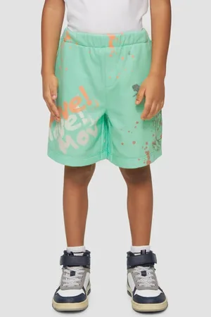 QS by s.Oliver Sweatshort Korte broek Jongens Polyester All over print