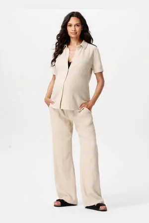 Noppies Maternity straight regular waist zwangerschaps broek Dames Katoen