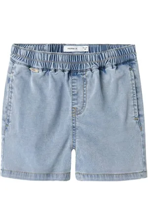 NAME IT MINI denim short Korte broek Blauw Jongens Lyocell