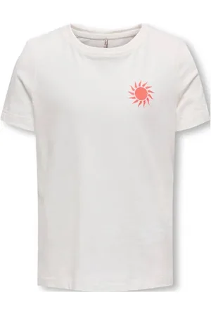ONLY KIDS GIRL Top Meisjes Katoen Ronde hals Backprint