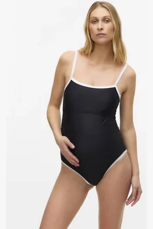 Mama;licious Zwangerschapsbadpak MLBLAIR Dames Polyester Effen