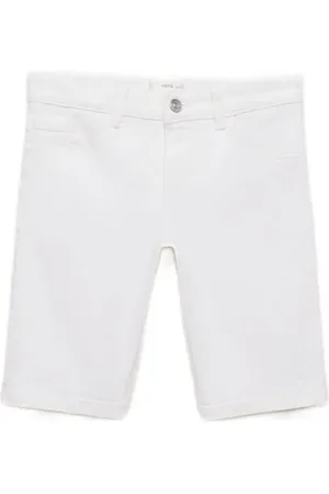 MANGO Denim short Effen