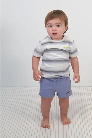 B.Nosy Sweatshort Korte broek Paars Effen