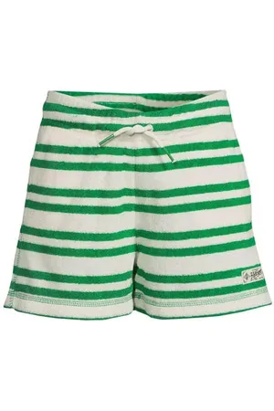 Tommy Hilfiger Sweatshort groen Korte broek Meisjes Badstof Streep