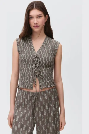 MANGO Gilet Meisjes Viscose V