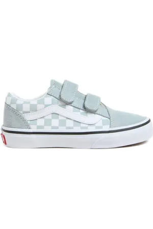 Vans Old Skool V Old Skool V sneakers Grijs Jongens/Meisjes Leer