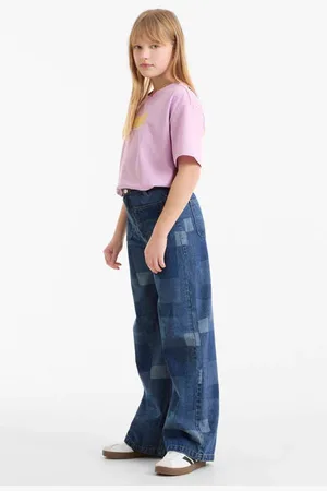 Me & My Monkey Patchwork jeans Meisjes Katoen