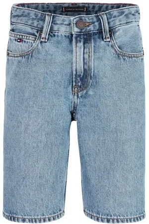 Tommy Hilfiger Short light blue denim Korte broek Blauw Jongens Katoen